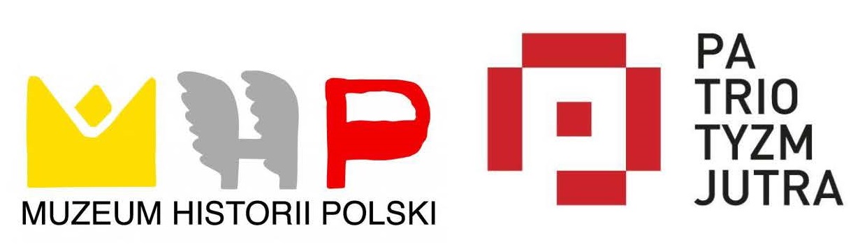 Logo Muzeum Historii Polski i programu Patriotyzm Jutra